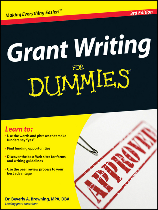 Title details for Grant Writing For Dummies® by Beverly A. Browning - Available